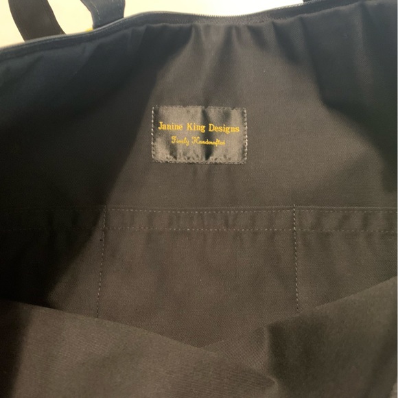 Janine King Designs “Birds of a Feather” Tote Bag, NWT, MADART Design Print - Picture 6 of 10